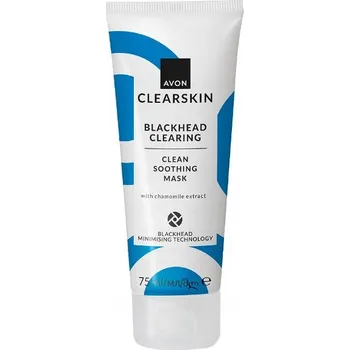 Pleťová maska AVON Clearskin Pleťová maska proti černým tečkám s jílem a kyselinou salicylovou 75 Ml