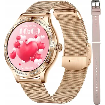 Hodinky Dámské Chytré Hodinky Hagen HB23.110.1410 růžovo-zlaté