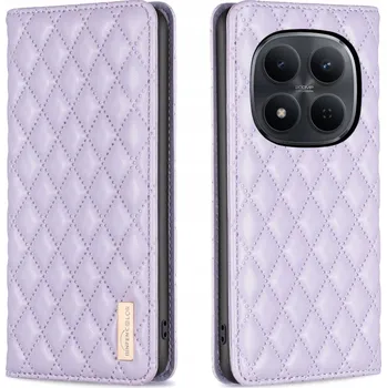 Pouzdro na mobilní telefon Flipové pouzdro BINFEN COLOR pro Xiaomi Redmi Note 15 Pro fialové