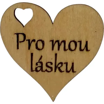 "Pro mou lásku" - dekorace na kolíčku