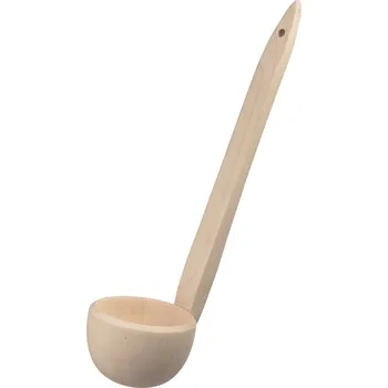 Naběračka Dřevěná naběračka 36cm světlá - žufánek