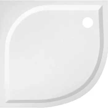 Sprchová vanička Sprchová vanička čtvrtkruhová Aria 80x80 litá, rádius 550