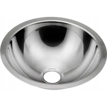 Umyvadlo pod desku kulaté Sapho stříbrné