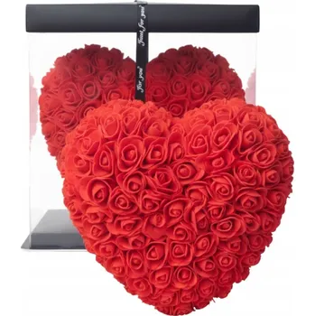 Obraz Dárek k Valentýnu Valentýnské Srdce z Růžiček 18 cm