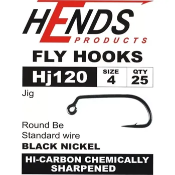 Rybářský háček Háčky HENDS HJ120 Jig Barbed 25ks #10