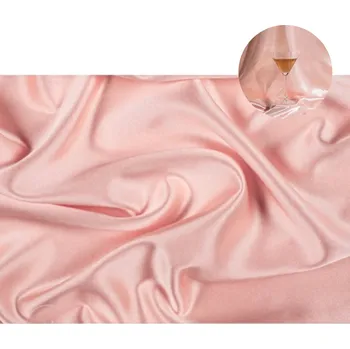 Saténová látka 50 g/m2 šířka 48 cm oranžová