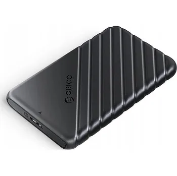 Disková kapsa Orico 25PW1-U3 2,5" HDD/SSD USB3.0 Micro-B 5Gb/s - černá