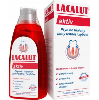 Ústní voda Lacalut Aktiv Ústní voda pro hygienu úst a zubů 300 ml