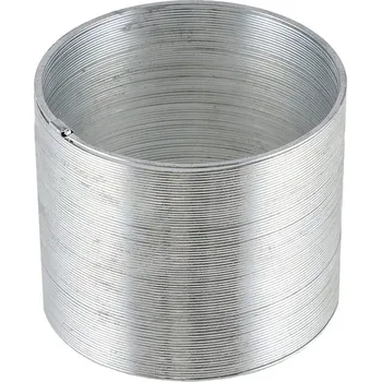 Hračka pro nejmenší Teddies Magická kouzelná spirála 5,5 cm stříbrná