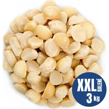 NUTSMAN Makadamové ořechy půlky VÝHODNÉ XXL BALENÍ 3x1000 g