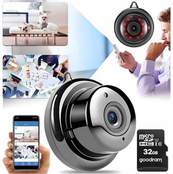 HD WIFI KAMERA S DETEKCÍ POHYBU V380 1080P + 32GB KARTA