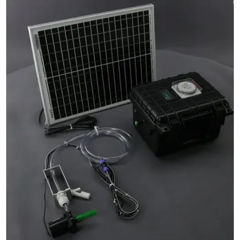SO310 - 20W solární systém s časově řízením čerpadlem 7l/ min a akumulátorem