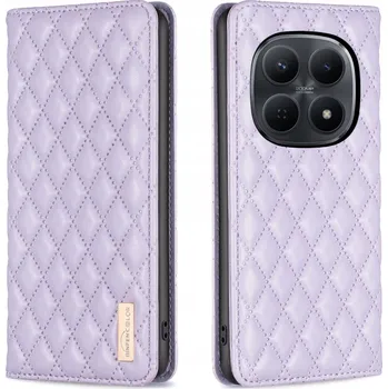 Pouzdro na mobilní telefon Flipové pouzdro BINFEN COLOR pro Xiaomi, Redmi Note 15 5G fialové