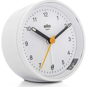 Budík Budík Braun bílý, 7,5 cm