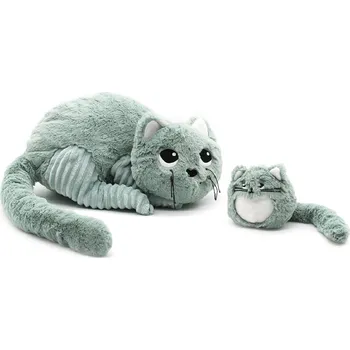 plyšák Les Déglingos Miaou kočka s miminkem, mátová