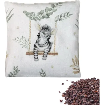 Polštář Dětský nahřívací polštář s pohankou - zebřička