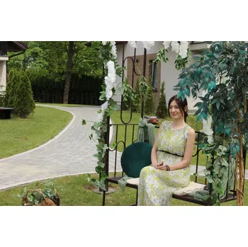 Pergola ZAHRADNÍ PERGOLA S LAVIČKOU 123 x 63 x 252 CM ANTICKÁ BRONZ