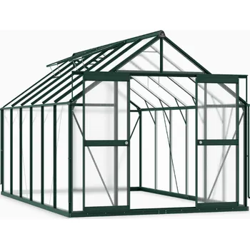 Skleník Zahradní skleník 244x370 Slide-In Dark Green - CULTIVO