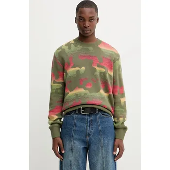 Dámský svetr Svetr Desigual MULTICOLOR 25WMJF09 zelená 91X, vel. S