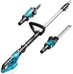 DEDRA DED7096 aku set řetězová pila + nůžky na živý plot, teleskopická rukojeť, 18V bez baterie