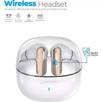 Sluchátka Bezdrátová sluchátka TD-LTE TD-TW41 - bílá