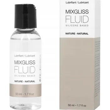 Lubrikační gel MIXGLISS FLUID NATURAL 2v1 silikonový lubrikant a masážní gel 50ML