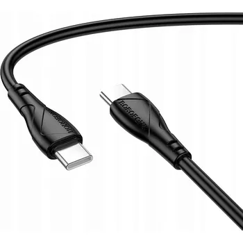 Datový kabel Kabel Borofone USB typ C - USB typ C 1 m černý