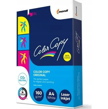 Papír pro tiskárny Kancelářský papír A4 160g Color Copy bílý saténový 250 listů