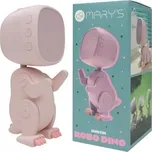 Hodiny Digitální Digitální Budík pro Děti ROBO DINO RŮŽOVÝ Ecolight