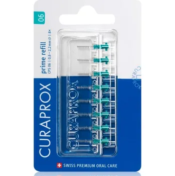Dentální hygiena Curaprox Prime Refill – náhradní hlavice mezizubních kartáčků CPS 06 0
