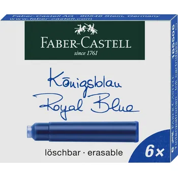 Bombičky do plnicích per FABER-CASTELL modré 6 ks