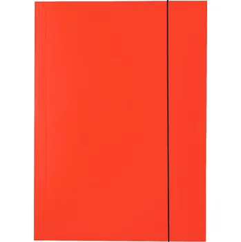 Kartonová aktovka Esselte A4 s gumičkou, červená