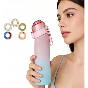 Láhev Láhev na vodu 650 ml, gradientní růžová Koření (5 kusů) - Láhev na vodu