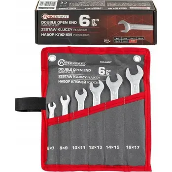 Klíč Sada 6 očkoplochých klíčů 6-17mm CR-V POUZDRU FK-5062P