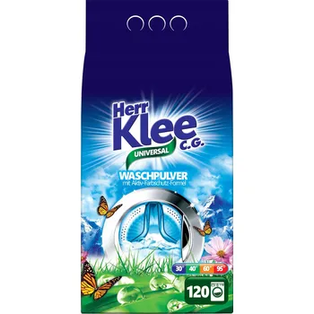 Prací prášek Herr Klee Univerzální prací prášek 10 kg 120 praní na bílé a barevné prádlo