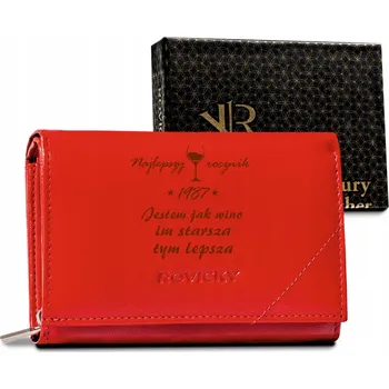 Peněženka Rovicky dámská peněženka z pravé kůže červená