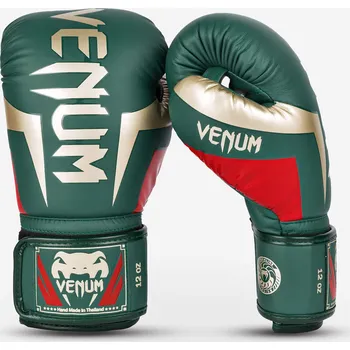 VENUM Boxerské rukavice Elite 14 OZ ZELENÁ