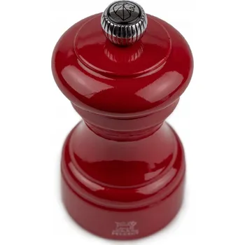 Kuchyňský mlýnek Ruční mlýnek Peugeot dřevěný červený