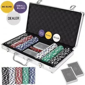 Poker Poker - sada 300 žetónov v puzdre HQ 23528 (akce)