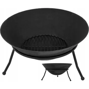 Zahradní ohniště Toya litinové s roštem 60 cm