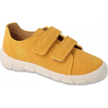 Dívčí bačkory Befado sportovní boty textilní žluté velikost 27