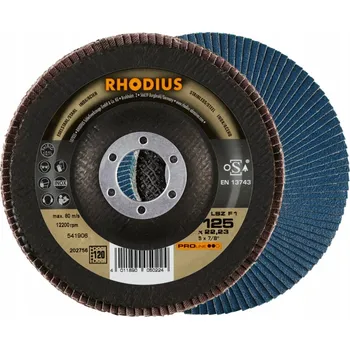 Brusný kotouč LAMELOVÝ KOTOUČ RHODIUS 125x22 GR120 LSZ F1 PRO