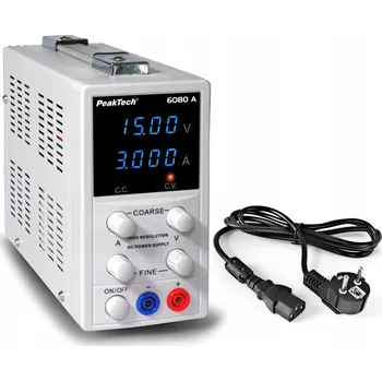 Laboratorní napájecí zdroj PeakTech 6080A