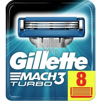 Náhradní hlavice do holicích strojků Gillette Mach3, 8 ks