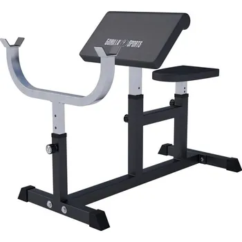 Gorilla Sports Scottova lavička, černá do 200 kg