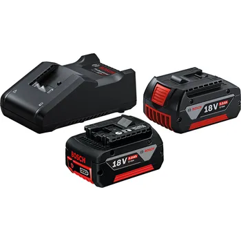 Startovací sada Bosch 2× GBA 18V 5.0Ah + GAL 18V-40