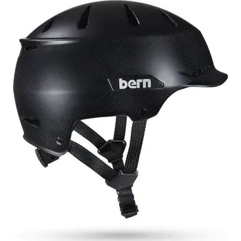 BERN Městská cyklistická helma z uhlíkových vláken Bern Hendrix DVRT M ČERNÁ