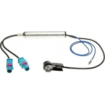 Anténní redukce VW Seat Škoda Anténní oddělovač / Separátor 2 x Fakra konektor ISO 10541