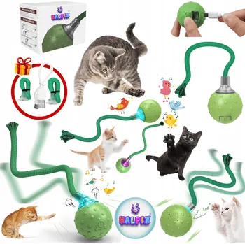 Interaktivní chytrý míček se zvuky ptáků Halpix Smart Cat Ball