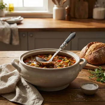 Naběračka BUGATTI Aladdin Nero 28,5 cm grafitová - naběračka z nerezové oceli